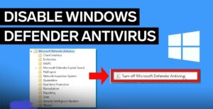 A DeactivateA your windows AntivirusA or Update & Scan