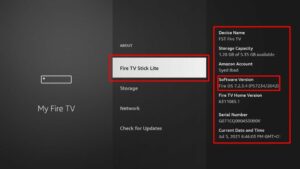 Check and Update the FireStick OS
