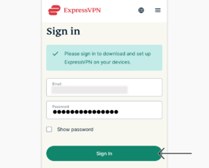 Sign up for ExpressVPN