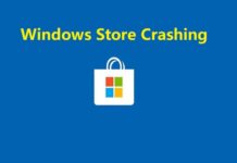 windows store crashes