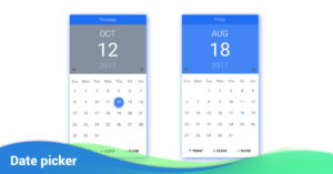 Check-in and out bootstrap 4 date picker by Amanda Louise