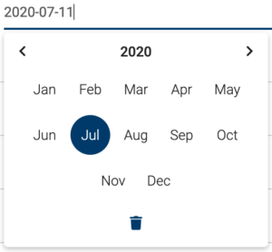 Date Picker from Smalot