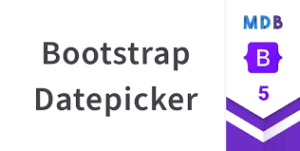 MDBootstrap date picker