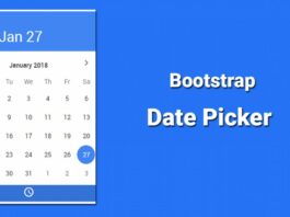 bootstrap date picker