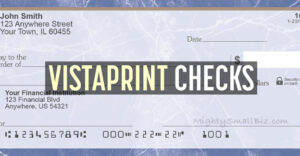Vistaprint Online Check Ordering