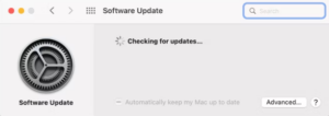 Select Software Update